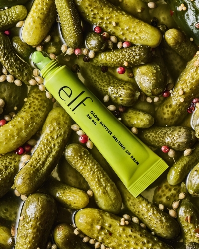 e.l.f. Cosmetics - Glow Reviver Melting Lip Balm - Big Dill (84807) - Hero - In Brine