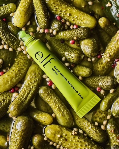 e.l.f. Cosmetics - Glow Reviver Melting Lip Balm - Big Dill (84807) - Hero - In Brine