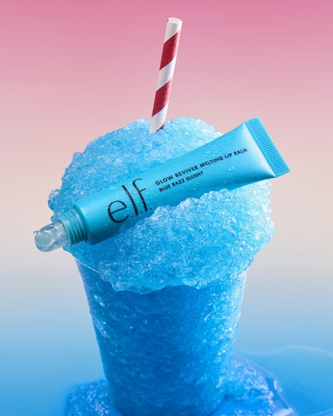 e.l.f. Cosmetics - Glow Reviver Melting Lip Balm - Blue Razz Slushy (85274)