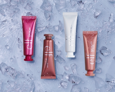 Still Life of Gifts Under $5 - Ride or Die Lip Balm in Mighty Mint (83374), Tough Cookie (83375), Cheeky Cherry (83932), Grapefruit Goals (83931)